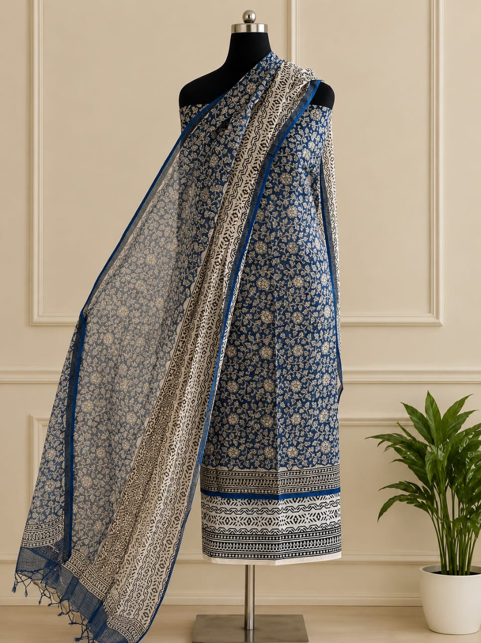 KOTA-KOTA COTTON UNSTICHED 3 PC SET