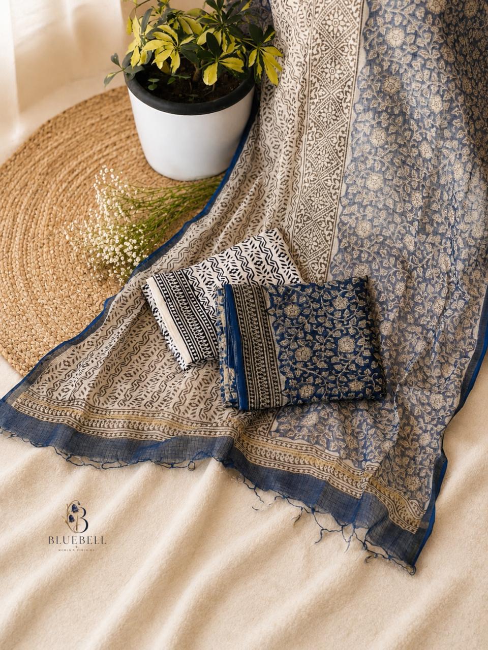 KOTA-KOTA COTTON UNSTICHED 3 PC SET